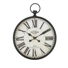 Stylewell Antiqued Round Wall Clock