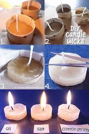 diy candle wicks with cotton string