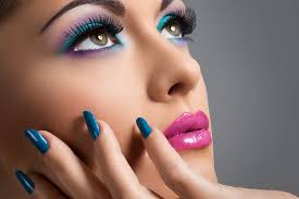 eyes face makeup manicure beautiful