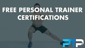 6 free personal trainer certifications