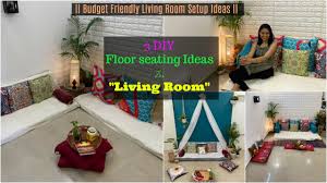 floor seating ideas for living room