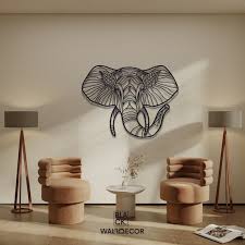 Elephant Wall Art Large Metal Wall Art