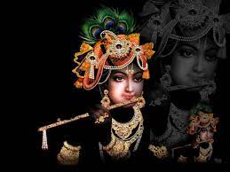 Lord Krishna 3D Images In Black ...