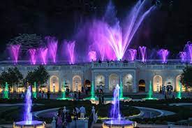 illuminated fountain shows