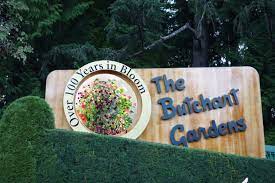 butchart gardens beyond the port in