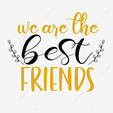 best friend vector art png we are