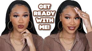 grwm glossy brown makeup its been a