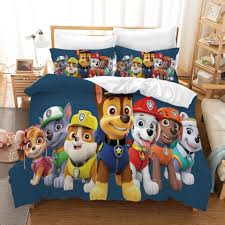 paw patrol characters duvet cover