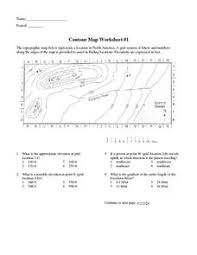 Drag the thermometer to the pond at 6:00 am. Worksheets Contour Maps Lesson Plans Worksheets