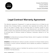 legal contract warranty agreement