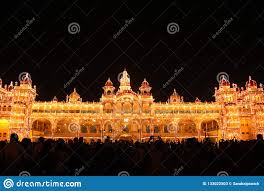 Sunday Light Show At Mysore Palace Editorial Stock Photo