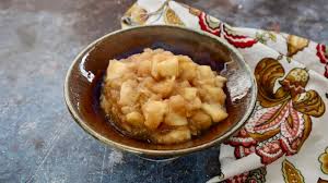 homemade chunky applesauce y