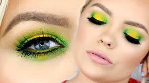 lemon lime yellow green makeup