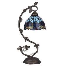 table lamp stained glass lampshade
