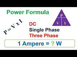 Power Formula Dc Single Phase