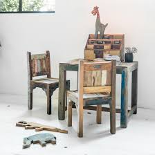 solid wood childrens table and chair set