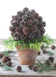 This diy tabletop is not quite beginner friendly, because it requires some serious woodworking skills. Diy 1 Farmhouse Decor Pine Cone Topiary A Piece Of Rainbow
