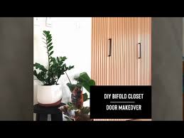 bifold closet door makeover hack