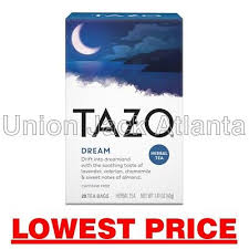 tazo herbal tea dream 20ct exp 12