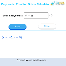 Polynomial Equation Solver Calculator