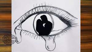 crying love eye drawing emotional