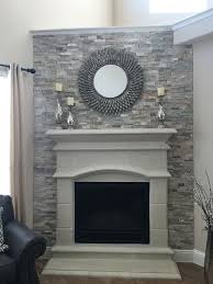 Grey Rock Fireplace Tile Yahoo