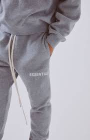 essentials sweatpants heather grey