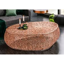Large Oval Cory Coffee Table In Steel