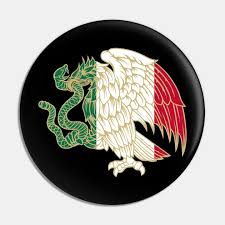 mexican eagle mexican flag pin