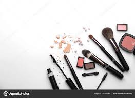 decorative cosmetics and tools stock