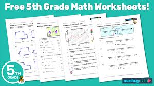 free 5th grade math worksheets