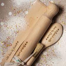 personalised baking set by rocket and