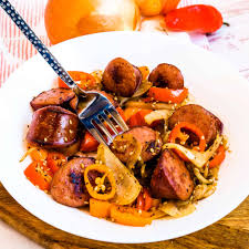 kielbasa sausage stir fry 8 minutes