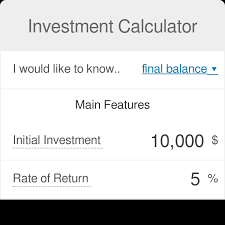 Investment Calculator Investment Formula