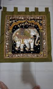 Elephant Wall D Hanging Fabric