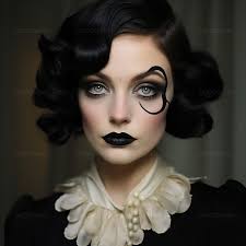 makeup woman in 20s hyper realistic