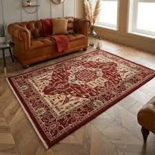 nomad traditional rugs in red wool