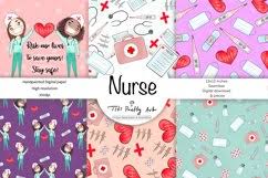 nurse care digital paper pack cal