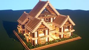 10+ cool minecraft houses or mansions with awesome builds and features 🤩. Easy Minecraft Large Oak House Tutorial How To Build A Survival House In Minecraft 37 Youtube