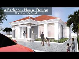 Bungalow House Design With 4 Bedrooms