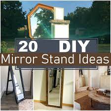 20 diy mirror stand ideas diy crafts