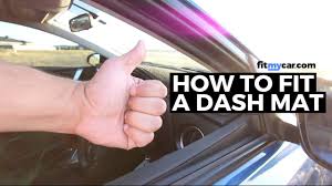 how to fit a dash mat from fitmycar