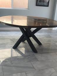 criss cross style metal table base