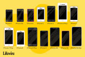 compare every iphone model ever made