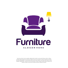 Furniture Logo Design Concept Symbol