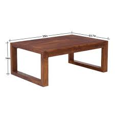 Latte Wooden Coffee Center Table