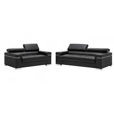 Soho Italian Leather Living Room Set