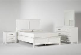 Free white glove delivery with mattresses starting at $699, excludes floor samples. Dawson White Full 4 Piece Bedroom Set Living Spaces
