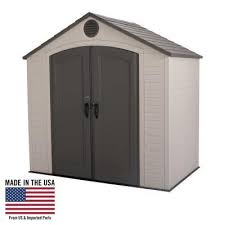 But with so many different storage sheds on the market, finding the right one for your home can be tricky. Lifetime 8 Ft X 5 Ft Outdoor Storage Shed