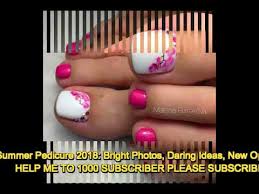 Fill some warm water in a bath tub and add some shampoo in it. Summer Pedicure 2018 Bright Photos Daring Ideas New Options Youtube